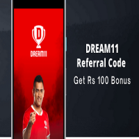 Dream11 Refer and Earn  Get Rs100 And Gift Rs100  Rs100 Cashback